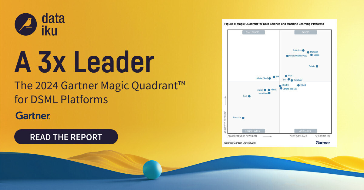 The 2024 Gartner Magic Quadrant™ for Data Science & ML Platforms